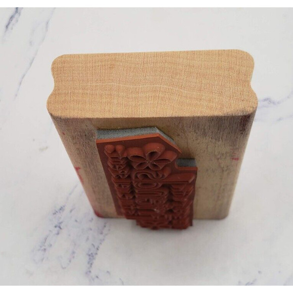 Stampin Up Time Spent With Friends Spring Floral Wood Mounted Rubber Stamp - Picture 3 of 7